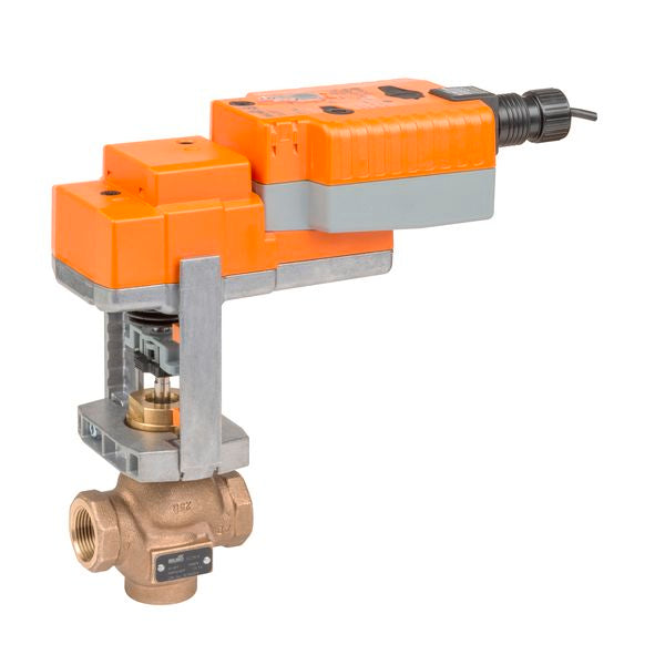 Belimo Globe Valve ½" 2-way Cv 0.4 Actuator Fail-safe 24V ON/OFF Float