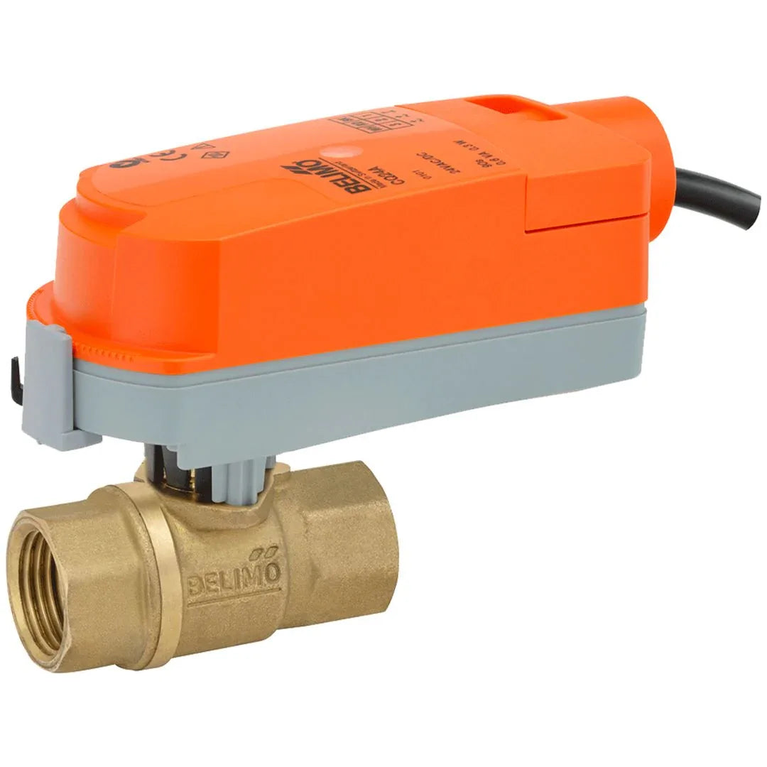 Valve Sets - Belimo ZoneTight 1" 2-way Cv8.2 Actuator Fail-safe 100-240V ON/OFF NC
