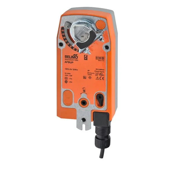 Damper Actuators - Belimo Damper Actuator 180 in-lb 20Nm Spring-return 24-240V ON/OFF HVAC