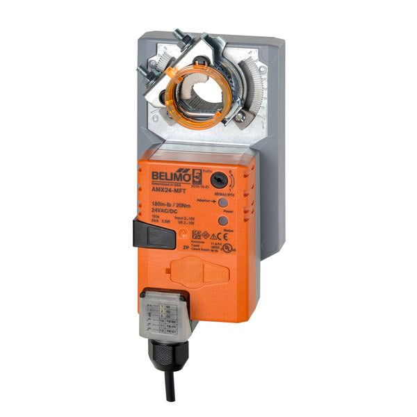 Belimo Damper Actuator 20Nm Non-FS 24V MFT/Programmable AMX24-MFT HVAC