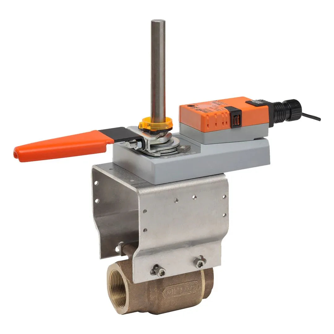 Valve Sets - Belimo Ball Valve VS 1" 2-way Cv68 Actuator Non-FS 24V ON/OFF Float