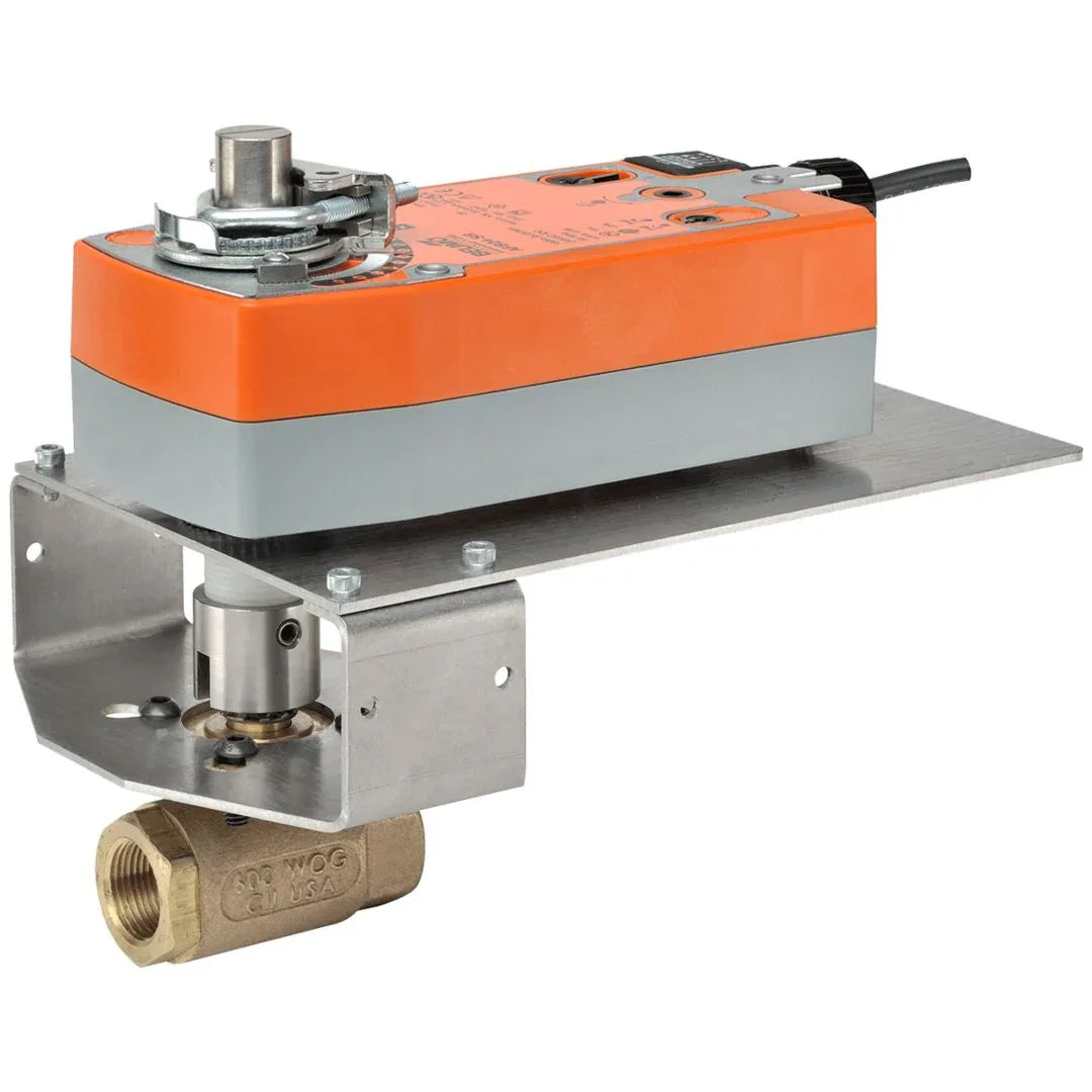 Valve Sets - Belimo Ball Valve VSS ¾" 2-way Cv30 Actuator Spring-return 24-240V ON/OFF SPDT