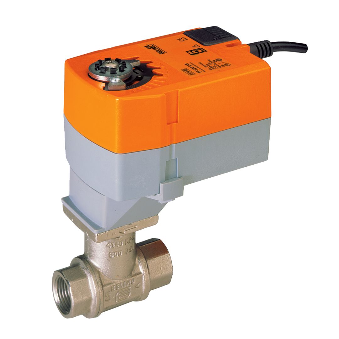 Belimo CCV ½" 2-way Cv7.4 Actuator Spring-return 100-240V ON/OFF SPDT