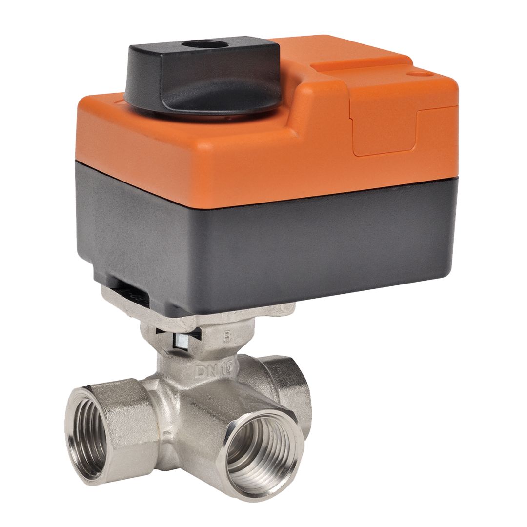 Belimo CCV ¾" 3-way Cv4.7 Actuator Nonfail-safe 24V ONOFF Floating HVAC