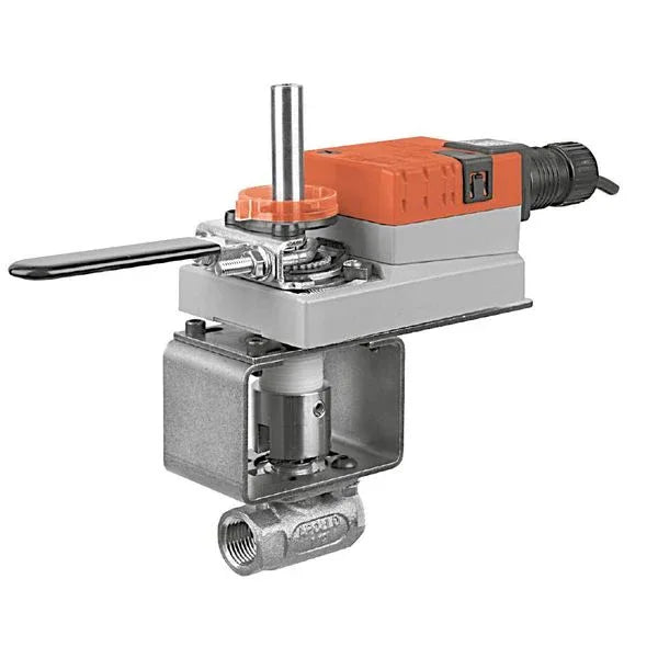 Valve Sets - Belimo Ball Valve VS 1" 2-way Cv43 Actuator Non-FS 24V ONOFF Float HVAC