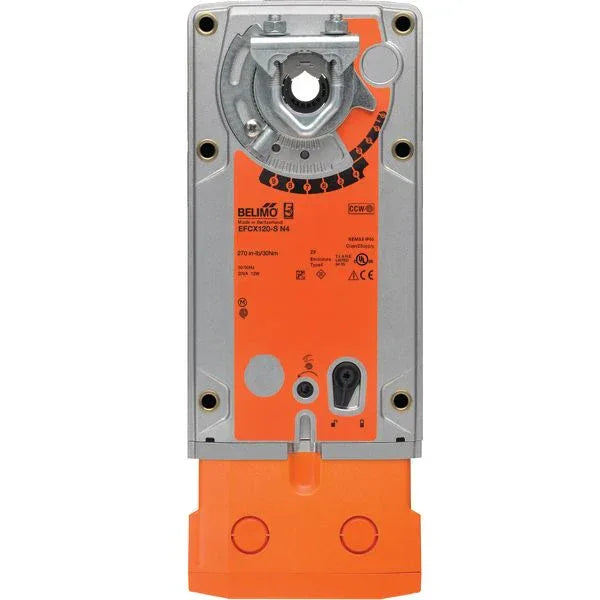 Damper Actuators - Belimo Damper Actuator 270 in-lb 30Nm Spring-return 100-240V ONOFF SPDT