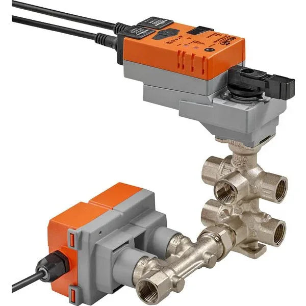 Valve Sets - Belimo 6-way PICCV EPIV BACnet DN15 ½" Nonfail-safe 24V MFT/Programmable