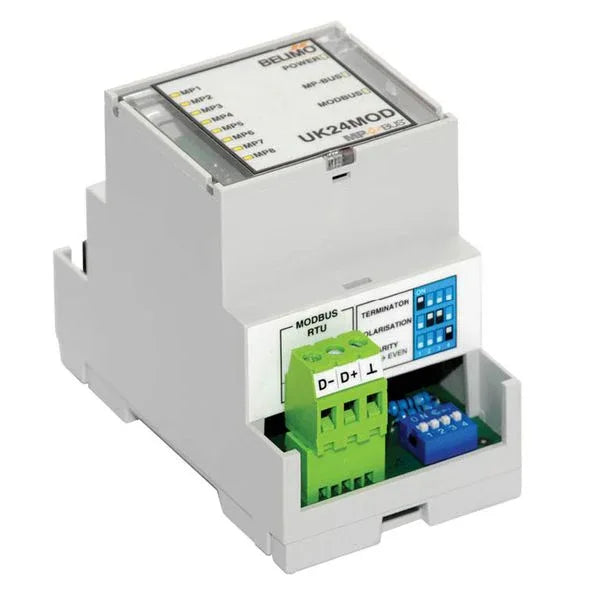 Controllers - Belimo Gateway MP-Bus to Modbus RTU UK24MOD HVAC Controls IoT Controls