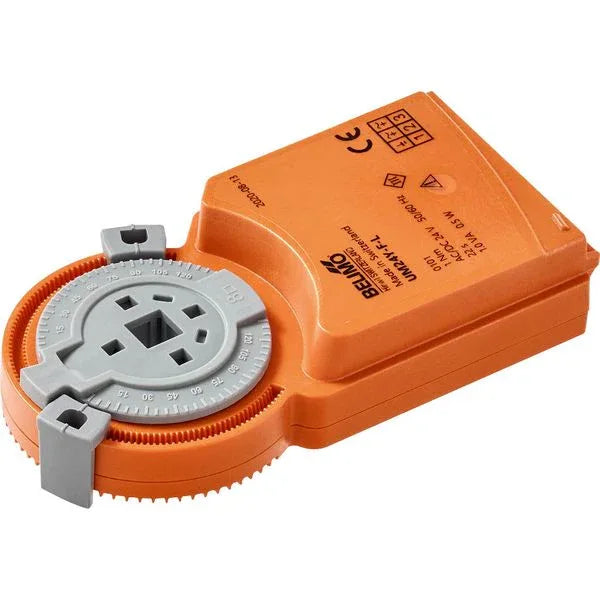 Damper Actuators - Belimo Rotary Actuator 1Nm 24V ON/OFF Float 22s Form Fit 8x8mm Connector Plug