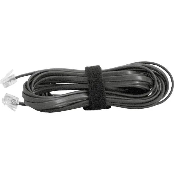 Belimo 5m RJ12 HVAC connection cable coiled for retrofit controls linking to ZIP USB-MP in panel