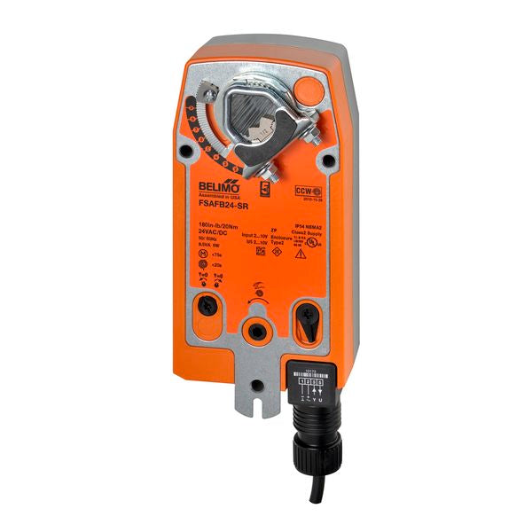 Belimo Fire & Smoke Actuator 20Nm Spring-return 24V Modulating HVAC