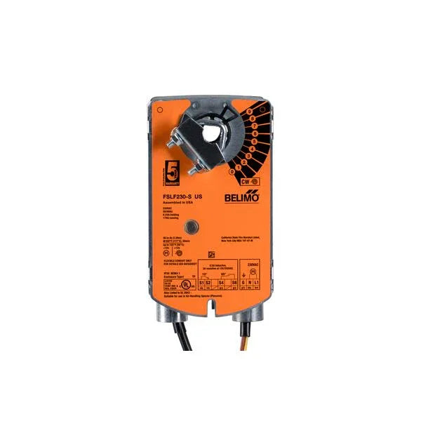 Damper Actuators - Belimo Fire & Smoke Actuator 3.5Nm 0-177°C Spring-return 230V ON/OFF SPST