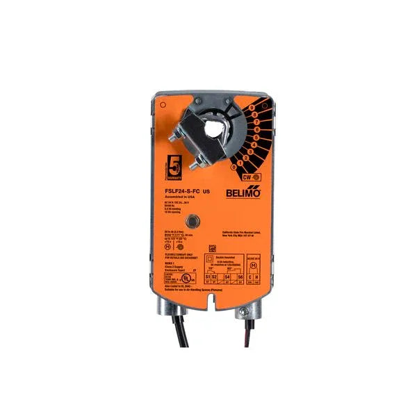 Damper Actuators - Belimo Fire & Smoke Actuator 3.5Nm 0-177°C Spring-return 24 V ON/OFF SPST