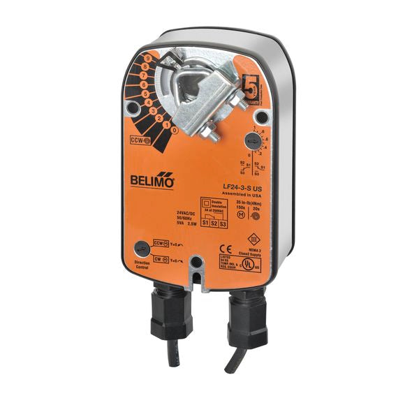 Belimo Damper Actuator 4Nm Spring-return 24V SPDT MFT/Programmable HVAC