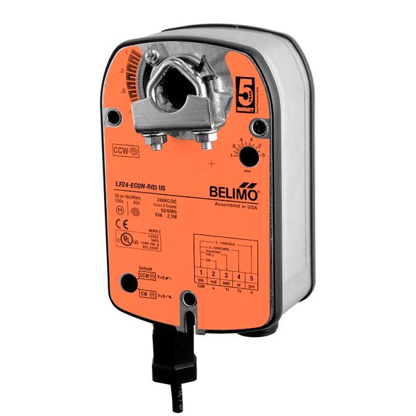 Belimo Damper Actuator 35 in-lb 4 Nm Spring-return 24V 3 k? NTC Mod