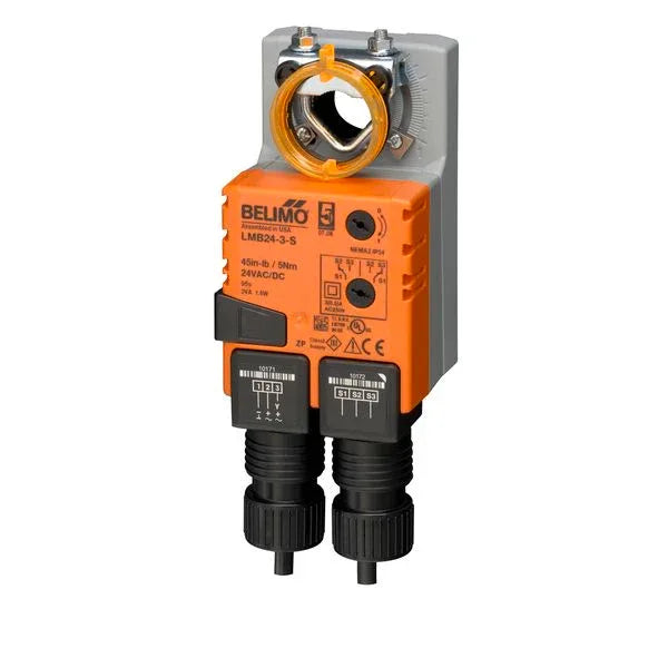 Damper Actuators - Belimo LMB Damper Actuator 5Nm Nonfail-safe 24V ON/OFF Floating SPDT