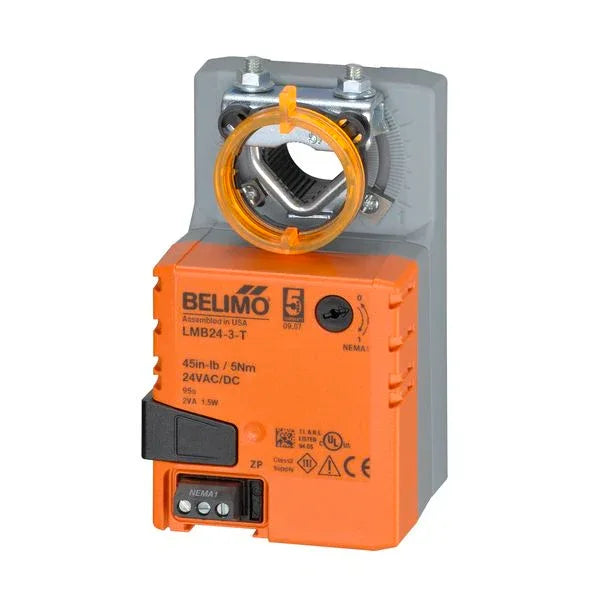 Damper Actuators - Belimo Damper Actuator 5 Nm Nonfail-safe 24V ON/OFF Floating Point HVAC