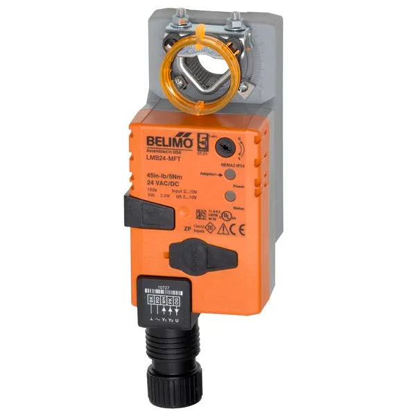Damper Actuators - Belimo LMB Damper Actuator 5Nm Nonfail-safe 24V MFT/Programable HVAC