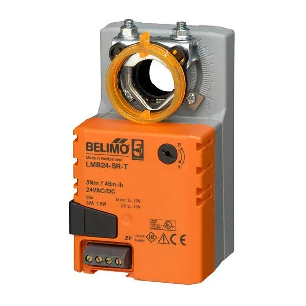 Damper Actuators - Belimo Config Damper Actuator 5Nm Nonfail-safe 24V Modulating HVAC Controls