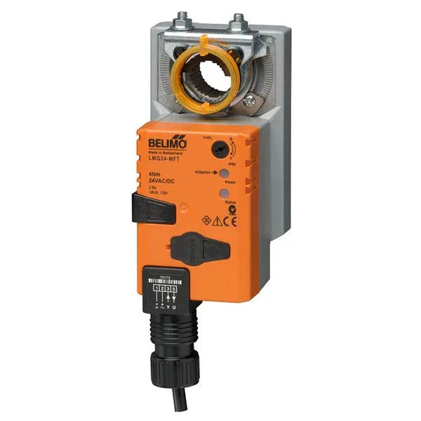 Damper Actuators - Belimo Damper Actuator 35 in-lb 4Nm Nonfail-safe 24V MFT/Programmable