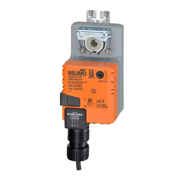 Damper Actuators - Belimo Damper Actuator 5Nm Nonfail-safe 100-240V ON/OFF Floating Point