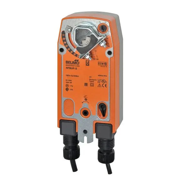Damper Actuators - Belimo Damper Actuator 10Nm Spring-return 24-240V ON/OFF 2xSPDT HVAC