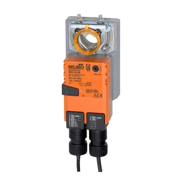 Damper Actuators - Belimo Damper Actuator 90 in-lb 10Nm Nonfail-safe 100-240V Modulating