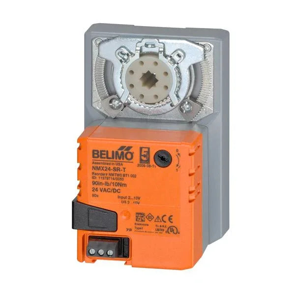 Damper Actuators - Belimo Config Damper Actuator 90 in-lb 10Nm Nonfail-safe 24V Modulating