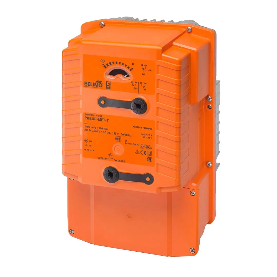 Damper Actuators - Belimo Damper Actuator 160Nm Electronic Fail-safe 24-240V SPDT PKBUP-MFT-T