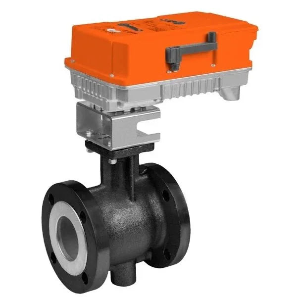 Valve Sets - Belimo Ball Valve 8" 2-way Cv865 Actuator Fail-safe 24-240V SPDT IoT MFT/P
