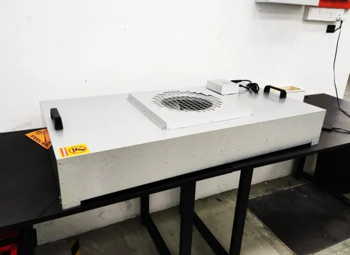 Fan-Filter-Unit Ceiling Mounted EC Motor Low Noise Low Energy FFU