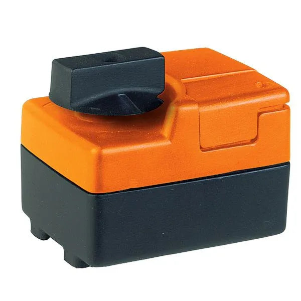 Belimo TR24-3/300US nonfail-safe 24V ON/OFF actuator mounted on HVAC water valve for flow control