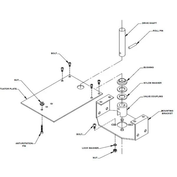Accessories - Belimo Retrofit Ball Valve Linkage for UBSP0004 HVAC Water-side HVAC