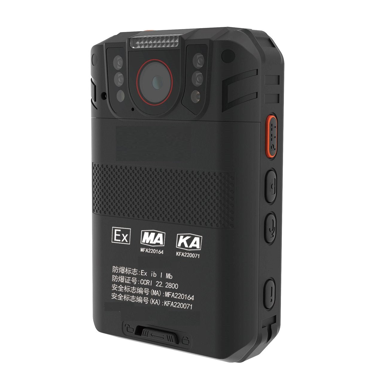 Explosion-proof 4G Body Cam 4K Intrinsic Safety Ex MA KA Compliance