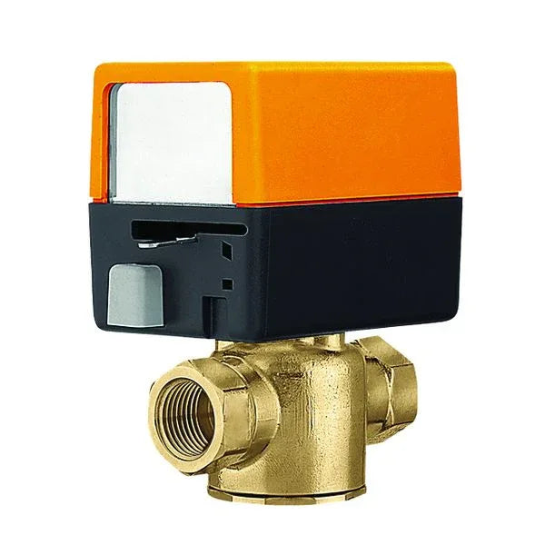 Valve Sets - Belimo Zone Valve ¾" 2-way Cv5 NO Actuator Spring-return 24V ON/OFF SPST