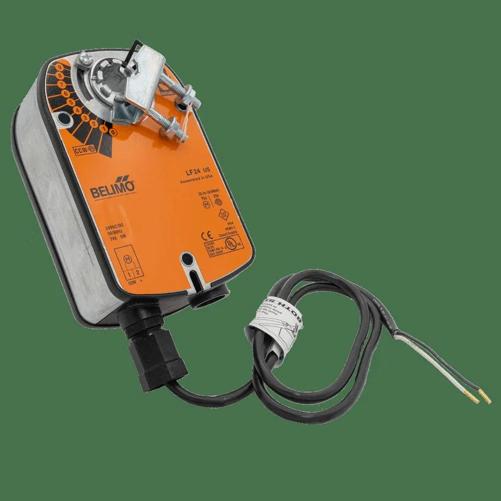 Damper Actuators - Belimo Damper Actuator 35 in-lb 4 Nm Spring-return 24V ON/OFF LF24US
