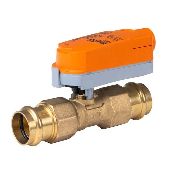 Valve Sets - Belimo ZoneTight Press Fit ¾" 2-way Cv9.8 Valve Actuator Non-FS 24V ON/OFF Float
