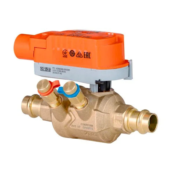 Valve Sets - Belimo ZoneTight PIQCV ½" 2-way Actuator Fail-safe 24V ON/OFF SPST HVAC