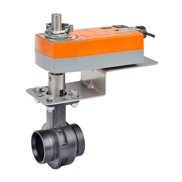 Valve Sets - Belimo Butterfly Valve 2" 2-way Cv 115 Actuator Spring-return 24-240V ON/OFF