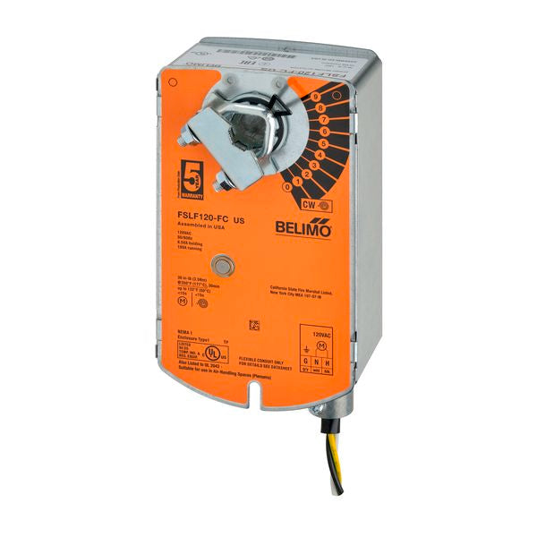 Belimo Fire & Smoke Actuator 3.5Nm0-177°C Spring-return 120 V ON/OFF