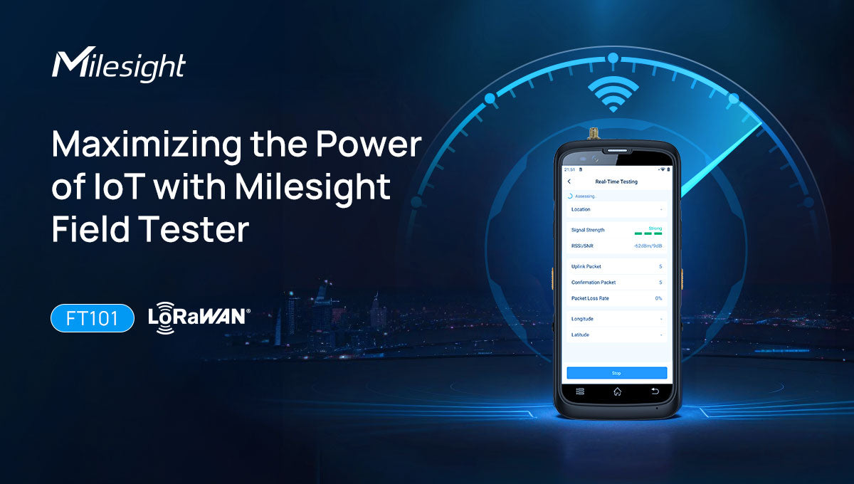 LoRaWAN Field Tester Milesight FT101 Network Signal Testing Device