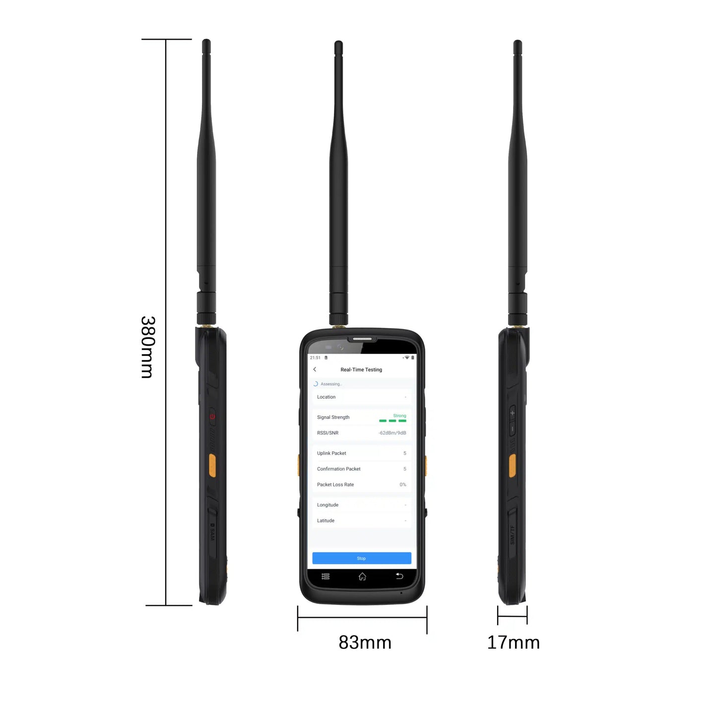 LoRaWAN Field Tester Milesight FT101 Network Signal Testing Device