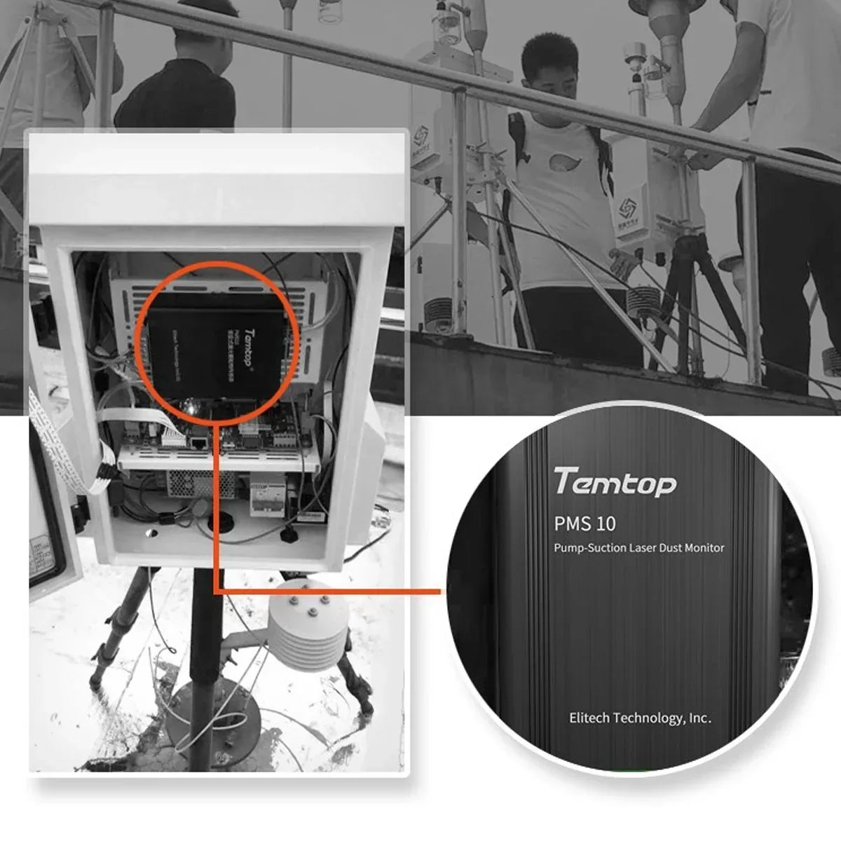 Sensors - Temtop PMS10 Pump-Suction Laser Particle Sensor PM1.0 PM2.5 PM10 TSP