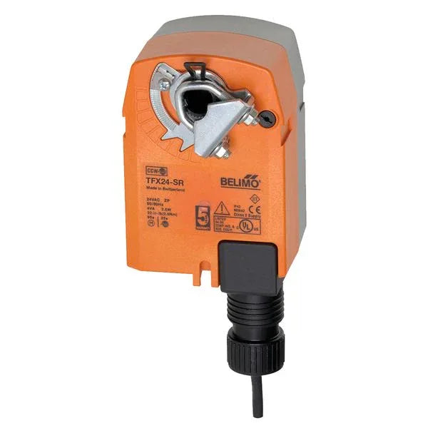 Damper Actuators - Belimo Config Damper Actuator 22 in-lb 2.5Nm Spring-return 24V Modulating