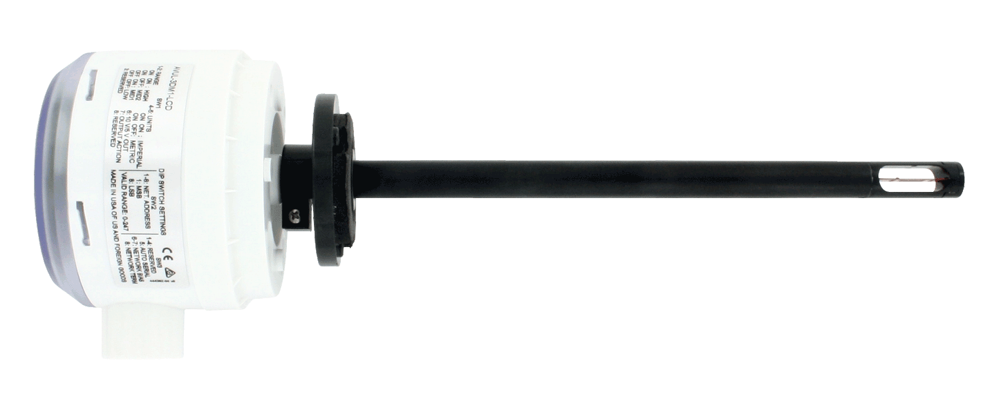 Dwyer Air Flow Transmitter 5% Accuracy Modubs 24V AVUL-5DM1 HVAC Controls