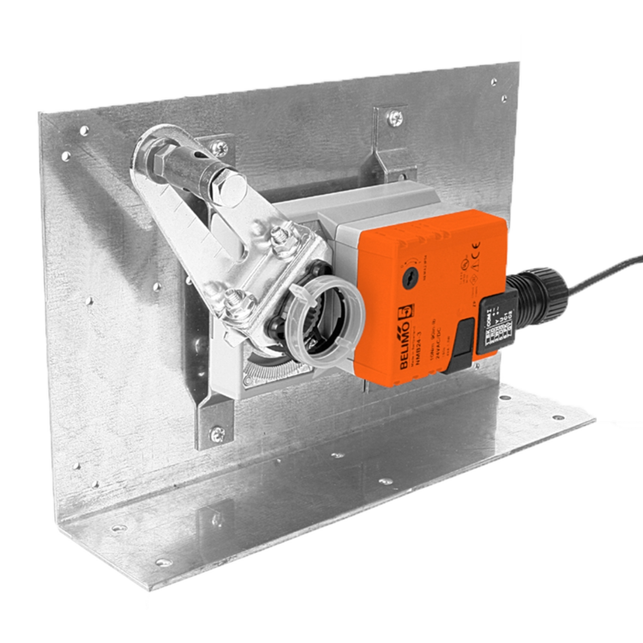 Belimo Universal Right Angle Bracket 7-1/2x11x2-¾" HxWxbase ZG-103 HVAC