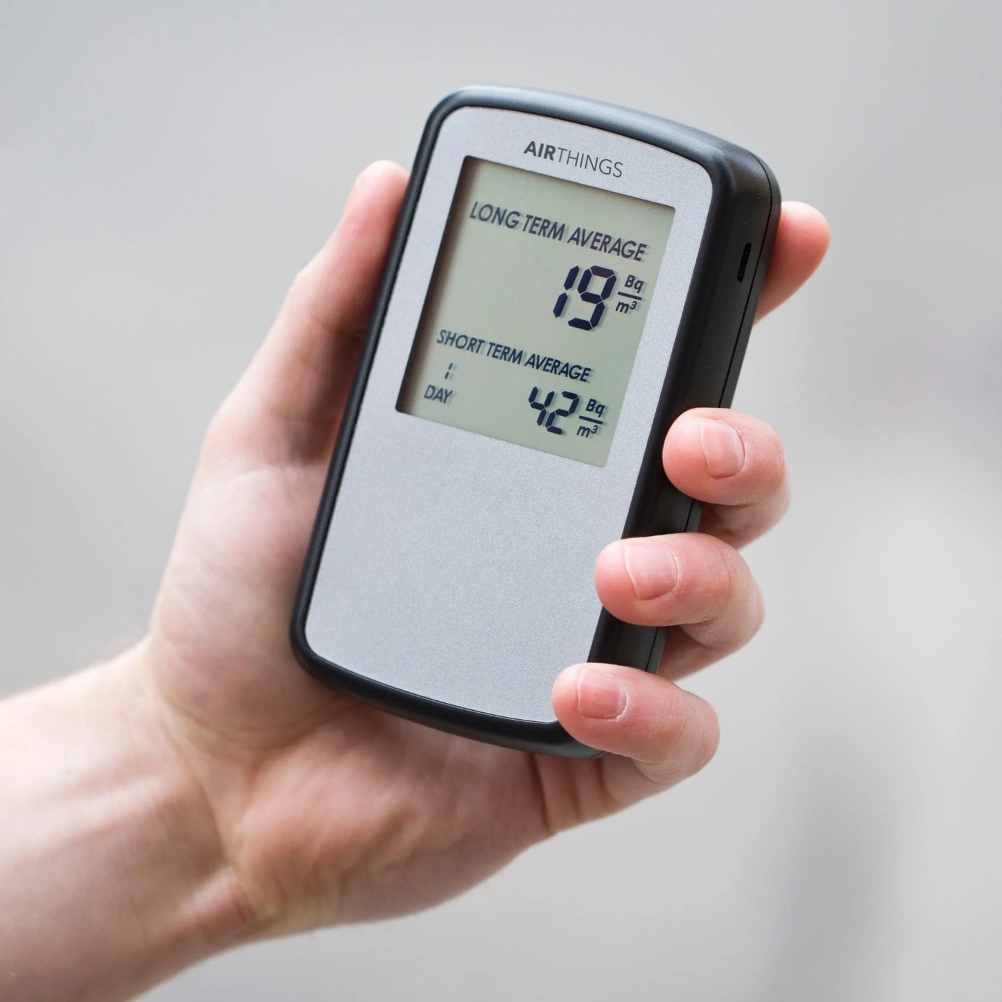 Airthings Corentium Home Radon Detector Eur Model 224 Portable Battery