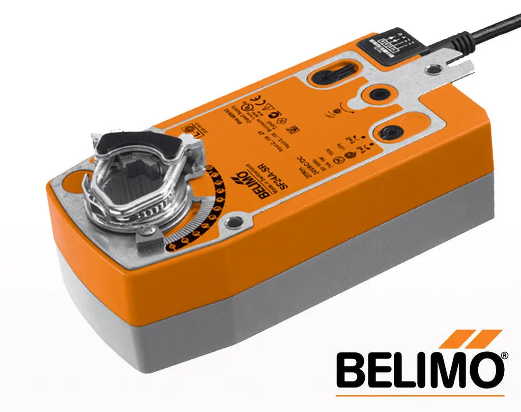 Damper Actuators - Belimo 20Nm 1-wire Modulating Spring-return Actuator 24V Manual Override