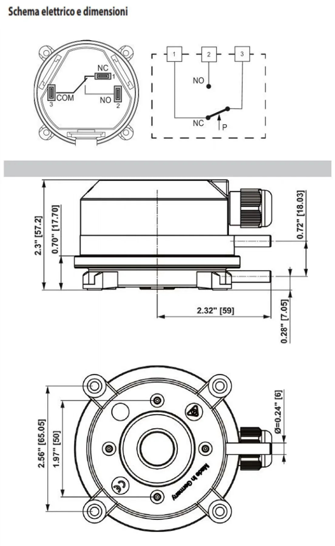 Switches - Belimo Differential Air Pressure Switch 200..1000Pa 01APS-101