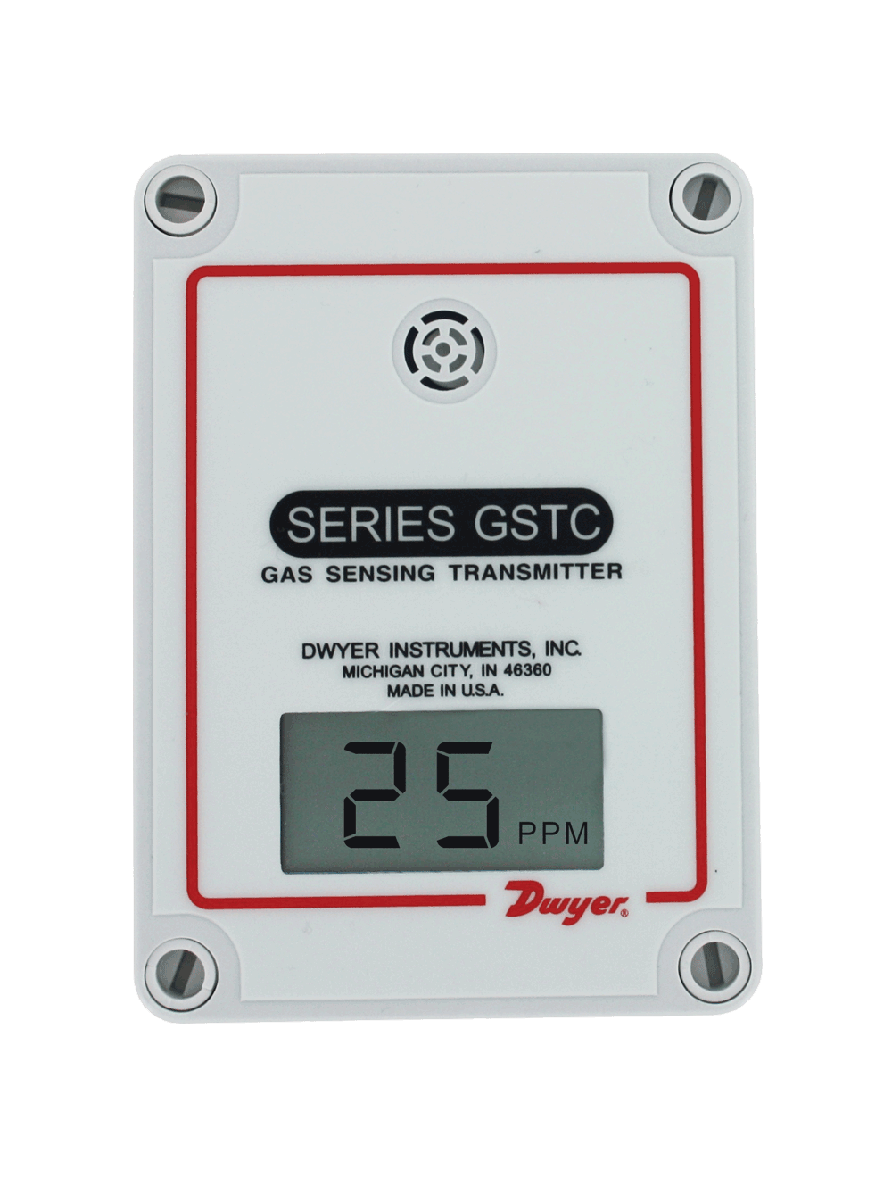 Dwyer Room Nitrogen Dioxide NO2 Transmitter with LCD 0…500 ppm 0…10V 4…20mA 24V AC/DC